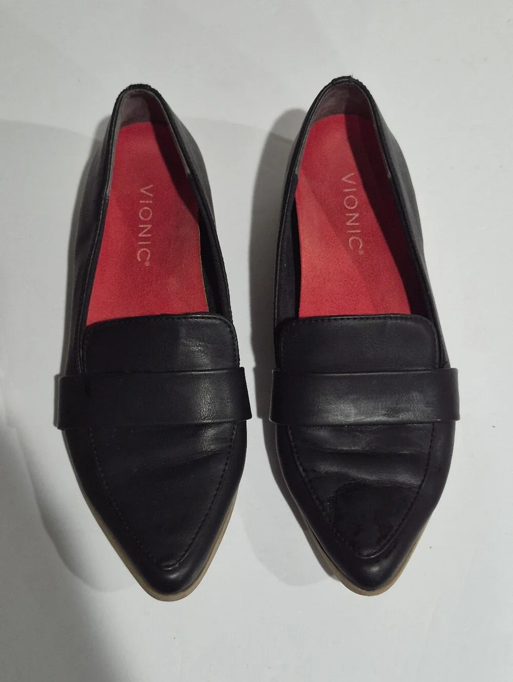 Dr. Scholl's Faxon Black Pointed Toe Slip-On Loafers Size 7M